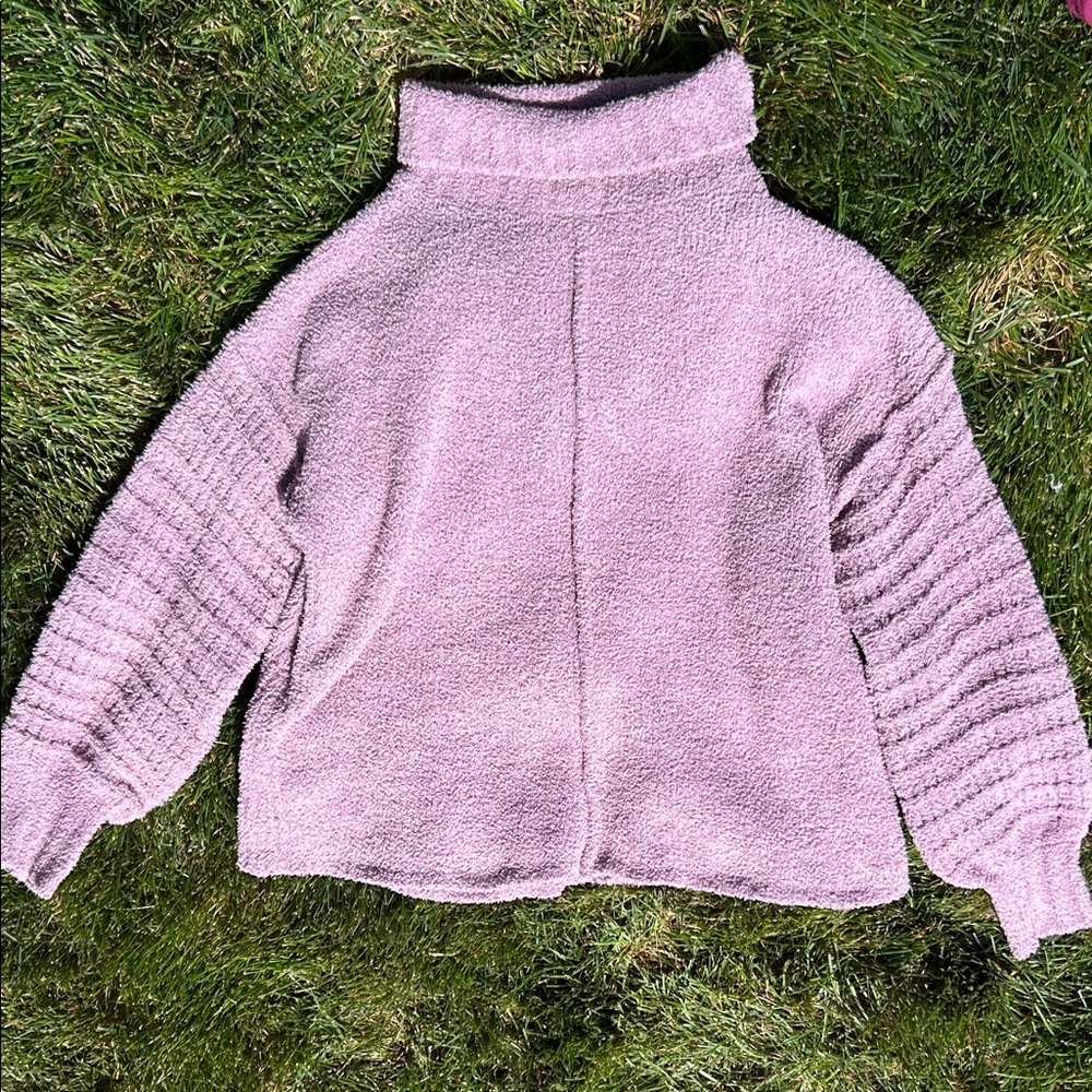 1.4.3. Story by Line Up Soft Purple Cowl Sweater